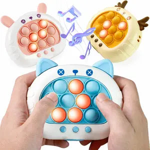 Fast Push Pop Game Toy for Kids – Electronic Puzzle with Lights & Music, Memory Challenge, Multiplayer Mode
